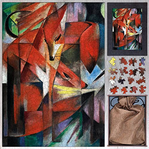 Franz Marc. The Foxes Holzpuzzle für Erwachsene, 750 Teile
