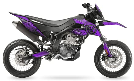 ARider Dekor (Aufkleber) für Aprilia SX 125 2018-2022 | Smiley Edition (Lila)