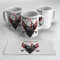 newseny God Of War - Taza con dibujo de God of war de Ceramica | 330ml Regalo Gamer (God Of War - Blanco)