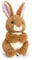 Keel Toys Keeleco SE6708 Plüschtier, 100% recycelt, umweltfreundliches Spielzeug für Kinder, Plüschtier, Hase, 19 cm