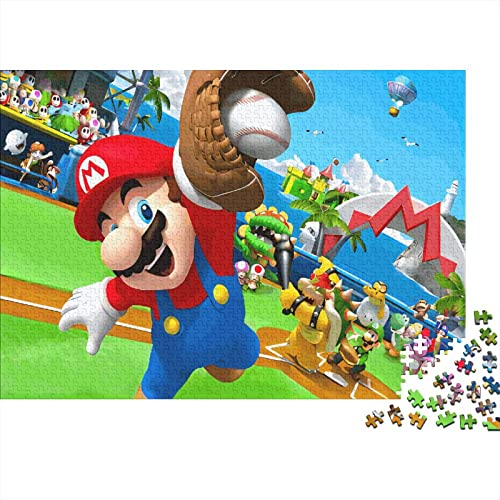 Super Mario Classic – Puzzle Luigi Mario 1000 Teile, Panorama, Geschicklichkeitsspiel Für Die Ganze Familie, Erwachsenenpuzzle Ab 14 Jahren 1000pcs (75x50cm)