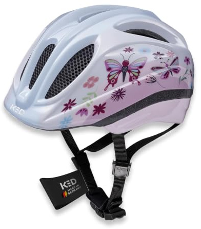 KED Meggy II Trend Fahrradhelm Für Kinder – Made In Germany, LED Rücklicht, MaxShell Technologie Und Präzise Größenverstellung