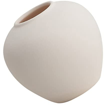 Amosfun Keramikvase Dekorative Blumenvase Porzellanvase Dekorative Bodenvasen Saftige Pflanzentöpfe Moderne Blumenvase Weiße Zimmerdekoration Kleiner Tisch Regaldekor Knospe Minimalistisch