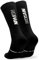 NORTEI Fahrradsocken, Lange Radsocken, MTB, Triathlon, Laufen, Atmungsfähig, Gepolstert, Sportsocken für Radfahren für Herren und Frauen (S, M, Schwarz)