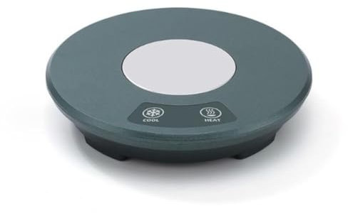 Heated Coasters for Drinks - Keep Your Cappuccino Cups Warm with Cup Warmer USB - Perfect Temperature for Heated Coffee Mug (Green,No cup)