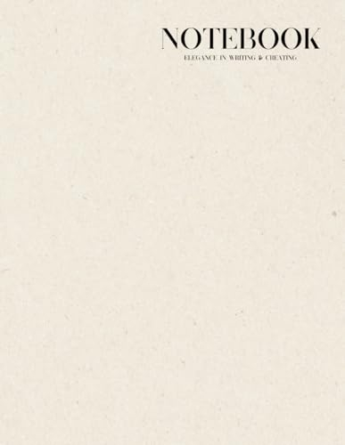 Notebook beige ruled: Composition Book ruled, 100 pages, 8.5 x 11, matte cover