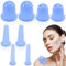 Asfrode 8 coppettazioni in silicone, coppettazioni in silicone, coppettazioni in silicone, coppettazioni in silicone, set di strumenti per massaggiare il corpo e il viso, coppettazione contro le