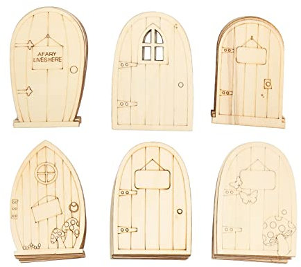 60 Stück Unvollendete Holzornamente, DIY Cartoon-Muster Buchsbaum Handbemalte Holzornamente Zum Bemalen Heimdekorationen