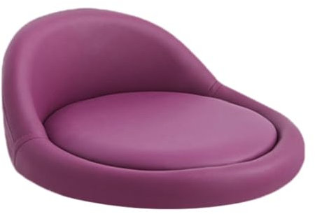 MagiDeal Barhocker aus PU-, rund, Durchmesser 38 cm, Stuhl, Sitzfläche, Hocker, Sitzteil, leicht zu reinigen, Küchenzubehör, Stuhlzubehör, Lila