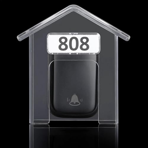 Générique Ring Doorbell Cover - Étui De Protection Contre La Pluie pour Sonnette | Couvercle De Protection Transparent pour Sonnettes, Caméras Et Accessoires De Serrures De Porte