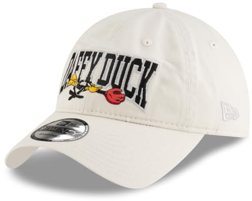 New Era 9TWENTY Washed Strapback Cap Warner Brothers Daffy Duck beige