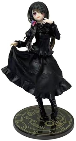 ZENGON 18 cm Anime-Charakter Kurumi Tokisaki formelle Kleiderfigur für PC-Gehäuse und Regal-Display