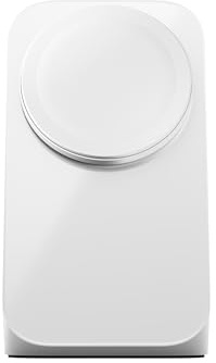 Nomad Stand One V4 MagSafe Qi2.2 Ladegerät 25 W I 2-in-1 Wireless Charger für iPhone & AirPods I Silver