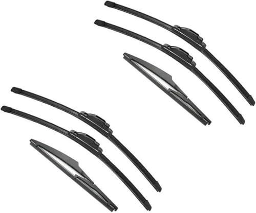 Scheibenwischer Auto Wischer Klingen Für TOYOTA Für RAV4 Für MK4 Hinten Doppel Gummi Auto Zubehör(6PCS)