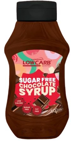 CarbZone - Low Carb® Zuckerfreier Sirup 500ml (2er-Pack, Schokolade)
