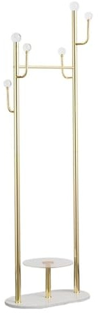 DIANXI Portemanteau Robuste Porte-manteau Moderne Sur Pied En Acier Inoxydable Et Cristal Créatif For Chambre À Coucher