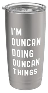 Ich bin Duncan, der Duncan-Dinge tut Doppelwandiger Edelstahl-Thermobecher