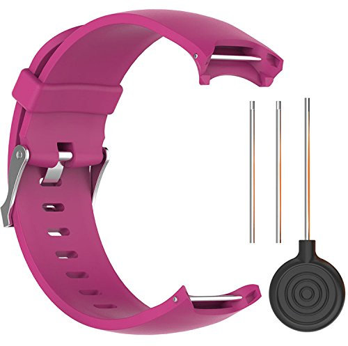 QGHXO Band für Garmin Approach S3, weiches Silikon Ersatz Uhrenarmband für Garmin Approach S3 GPS Golf Watch, Rose