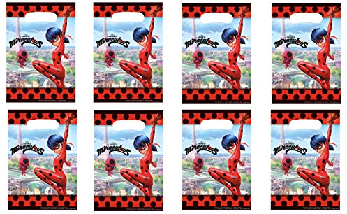 Amscan Geschenktütchen Miraculous 8er Pack
