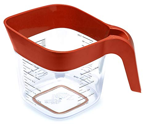 Zeal L211R - Caraffa dosatrice, colore: Rosso
