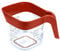 Zeal L211R - Caraffa dosatrice, colore: Rosso