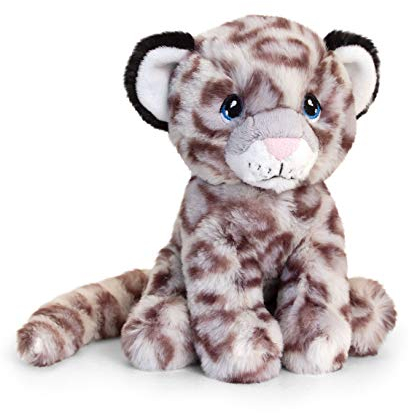 Keel Toys 18 cm Keeleco Schneeleopard, für 1 Monat bis 18 Jahre