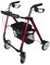 Antar AT51112R Ultraleichter Rollator, rot, 6400 g