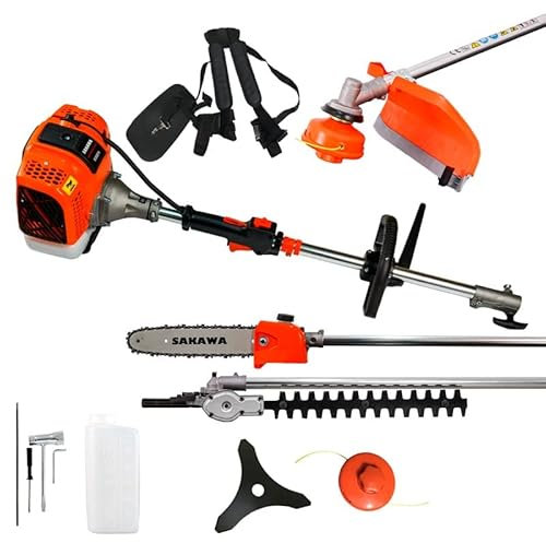 SAKAWA Desbrozadora Multiaccesorios 58cc asidero