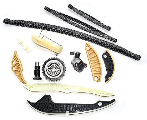 Flynsu Steuerkettensatz mit Zahnrad Kompatibel mit 1.8 2.0 TSI TFSI CDAA BZB CBFA CAWA CDN 06H109469AF 06H109469AD