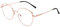 Pro Acme Blaulichtfilter Brille Damen Katzenauge Retro Brille, Computerbrille Blockieren Blaue Licht von PC/Handy/TV Blaulicht Brille (Rose Gold)