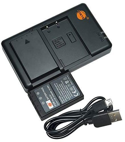 DSTE 7.4V 2100mAh BLS-1 QIAOJINLIN Lithium Battery Pack(2 Packs) and Dual Charger Compatible with Olympus PS-BLS1 PS-BLS5 BLS-50 and Olympus E-P2, E-P3, E-PL1, E-PL3, E-PM1