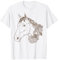 Pferdeliebhaber Pferd Blumenkranz Reiter Reiten Pferdehalter T-Shirt