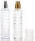 Enslz Glasflasche, nachfüllbar, Parfümzerstäuber, Spray, Parfümflaschen, 28 ml, Reise-Kölnflasche, tragbar (Gold und Silber)
