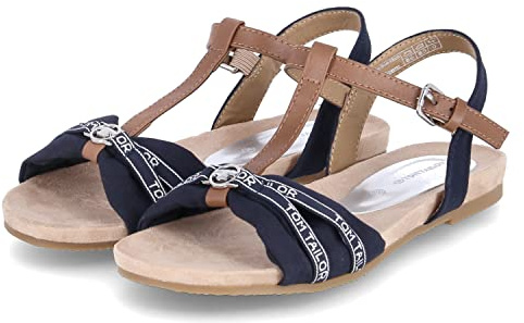 TOM TAILOR Damen 5392208 Flache Sandale