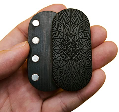 Magnetisches Fidget Slider-Spielzeug, Holz-Push-Slider für Erwachsene EDC-Fidget-Spielzeug, magnetisches Stressabbau-Push-Slider-Fidget-Spielzeug, haptischer magnetischer Zappel-Slider für Zuhause