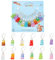 nbeads 12 Stück Bären Maschenmarkierer, 12 Farben Harz Gummibärchen Häkelstichmarker Charms Verriegelungsstichmarker zum Stricken Weben Nähen Zubehör Quilten Handgefertigter Schmuck