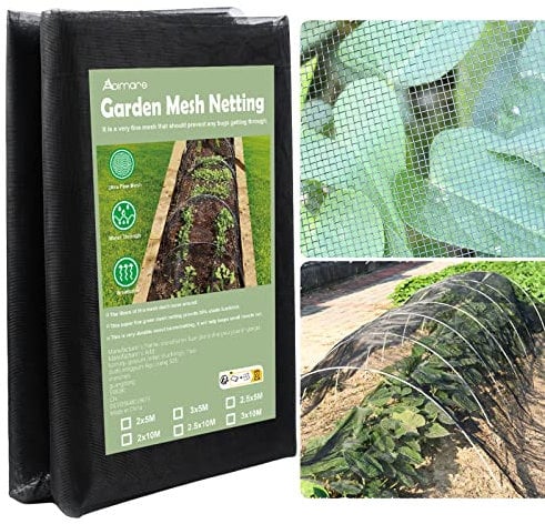 Abimars Thicker Garden Insect Mesh Netting, 3 x 10m Ultra Fine Plant Mesh Cover, Durable Barrier for Insect & Bird Protection – 30% Shade Net for Veg Patch
