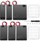 6 PCS AA Battery Holder Sets, KUOQIY 1/2/3/4 x 1.5V AA Battery Holder Case with ON/Off Switch & Wire Leads & Cover, with 2 PCS Plastic Battery Storage Box & Screwdriver & Screws