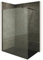 i-flair Duschabtrennung Walk In FIONA 170x200 cm Duschwand Dusche 10mm STARK aus DURCHSICHTIGEM NANO ESG Sicherheitsglas mit schwarzem Wandprofil W740 Black Klarglas