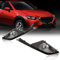 ZONTO 2PCS 10W Nebelscheinwerfer Montage 12V DRL Frontstoßstange Lampengehäuse Rahmengitter Für Mazda CX-3 2016 2017 2018