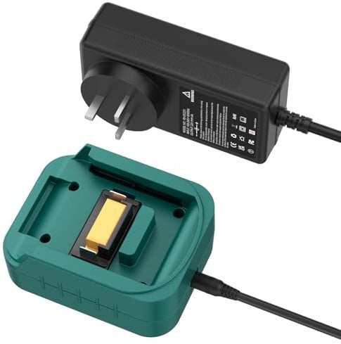 18V Charger for Makita Battery Fast Charge for BL1815 BL1830 BL1840 BL1850 BL1860 BL1890 BL1415 BL1430 BL1440, Replaceable DC18RC DC18RD DC18SF DC18RA 14.4V-18V Li-ion LXT Compact Mini Battery Charger