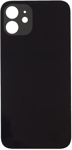 ZAMAN FOR Back Cover Glass compatibile with iPhone 12| Rear Housing Replacement (Black)