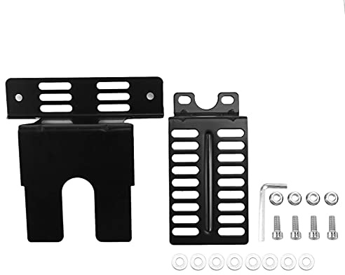 Pyanegn 2 PCS Stainless Steel Rotisserie Motor Bracket Set Universal Barbecue Motor Support Plates Outdoor Camping BBQ Tools