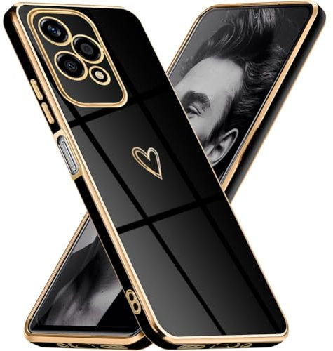 Mkej Cover per Honor 200 Lite, Custodia con Protezione Fotocamera, Cover Ultra Sottile ed Elegante in Silicone TPU, Placcatura Phnom Penh Design Covers Antiurto Case