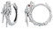 Qings Ohrring Drache 925 Sterling Silber Hypoallergene Creolen, Damen Drachen Silberohrringe Punk Wikinger Hoop Dragon Creolen Gothic Ohrstecker Schmuck Geschenke für Frauen