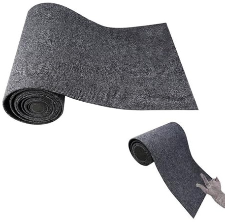 CUEMOON Kratzschutz für Katzen, selbstklebend, wiederverwendbar und zuschneidbar, ideal für Sofas, Möbel und Wände, Sisal und Teppich