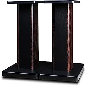 40cm Wooden Floor Standing Speakers - Pair for Surround Sound Hi-Fi TV & Home Cinema Premium Audio Quality Enhance Listening Experience Stylish Design