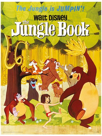 Das Dschungelbuch – Jumpin 'masterposter Print, 31 x 41 cm
