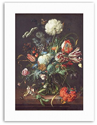 Wee Blue Coo JAN DAVIDSZ DE HEEM DUTCH VASE FLOWERS Canvas art Prints
