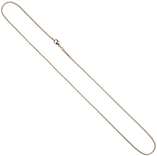 Jobo Damen Venezianer-Kette aus 14 Karat 585 Rosegold 1,2 mm 50 cm